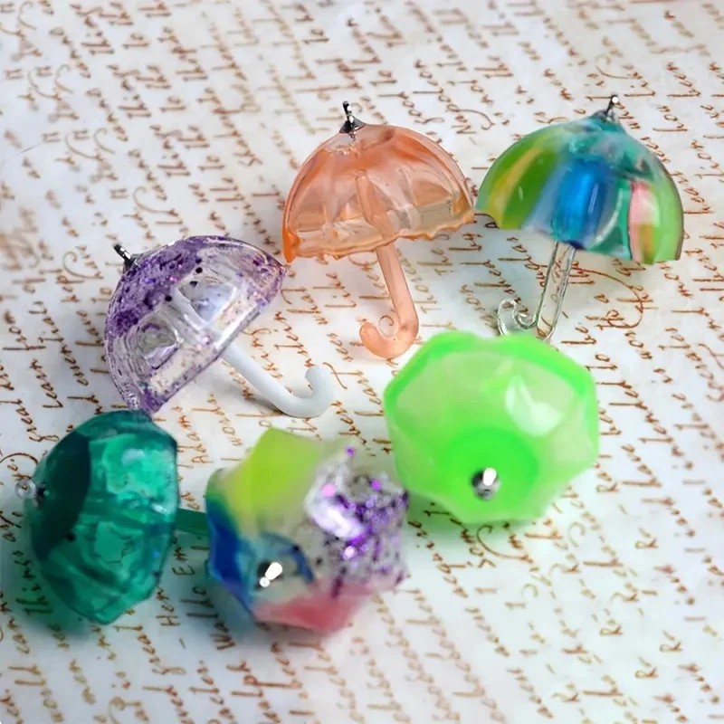 4개 DIY 크리스탈 레진 귀여운 우산 펜던트 실리콘  - Resin Art Guide 리뷰 및 가격