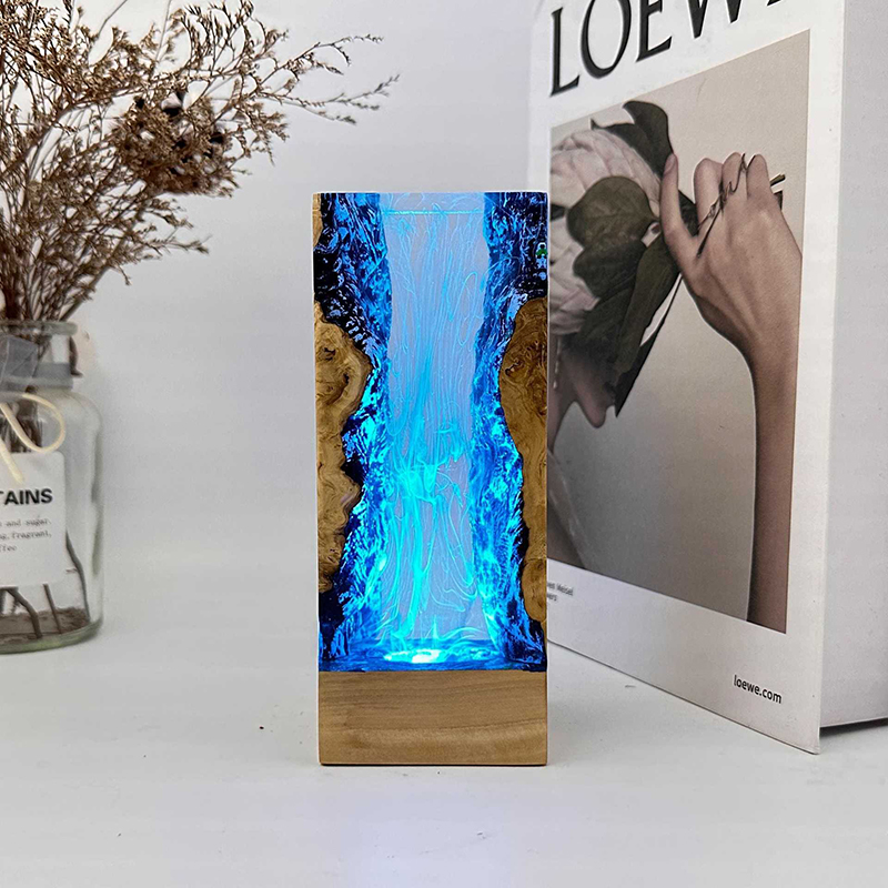 수중 동굴 테마 생물 레진 테이블 램프 창의적인 예술  - Resin Art Lamp 리뷰 및 가격