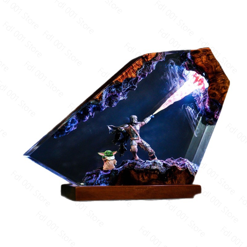 레진 아트 램프 공예 레진 완제품 고급스러운 홈 데코  - Resin Art Lamp 리뷰 및 가격