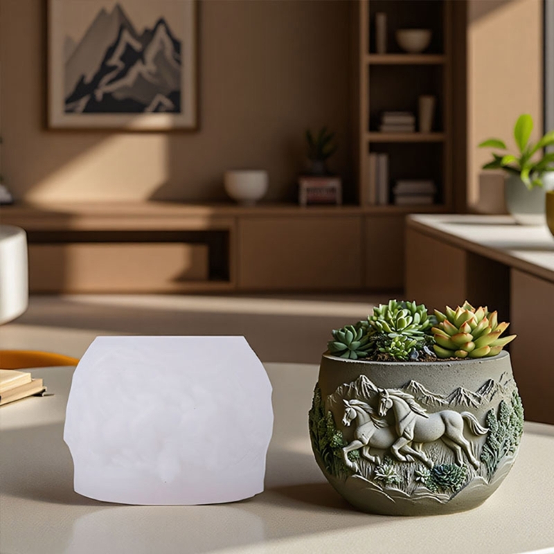E1PE 재사용 가능한 실리콘 말 모양 몰드 실리콘 텍 - Resin Art Unique Ideas 리뷰 및 가격