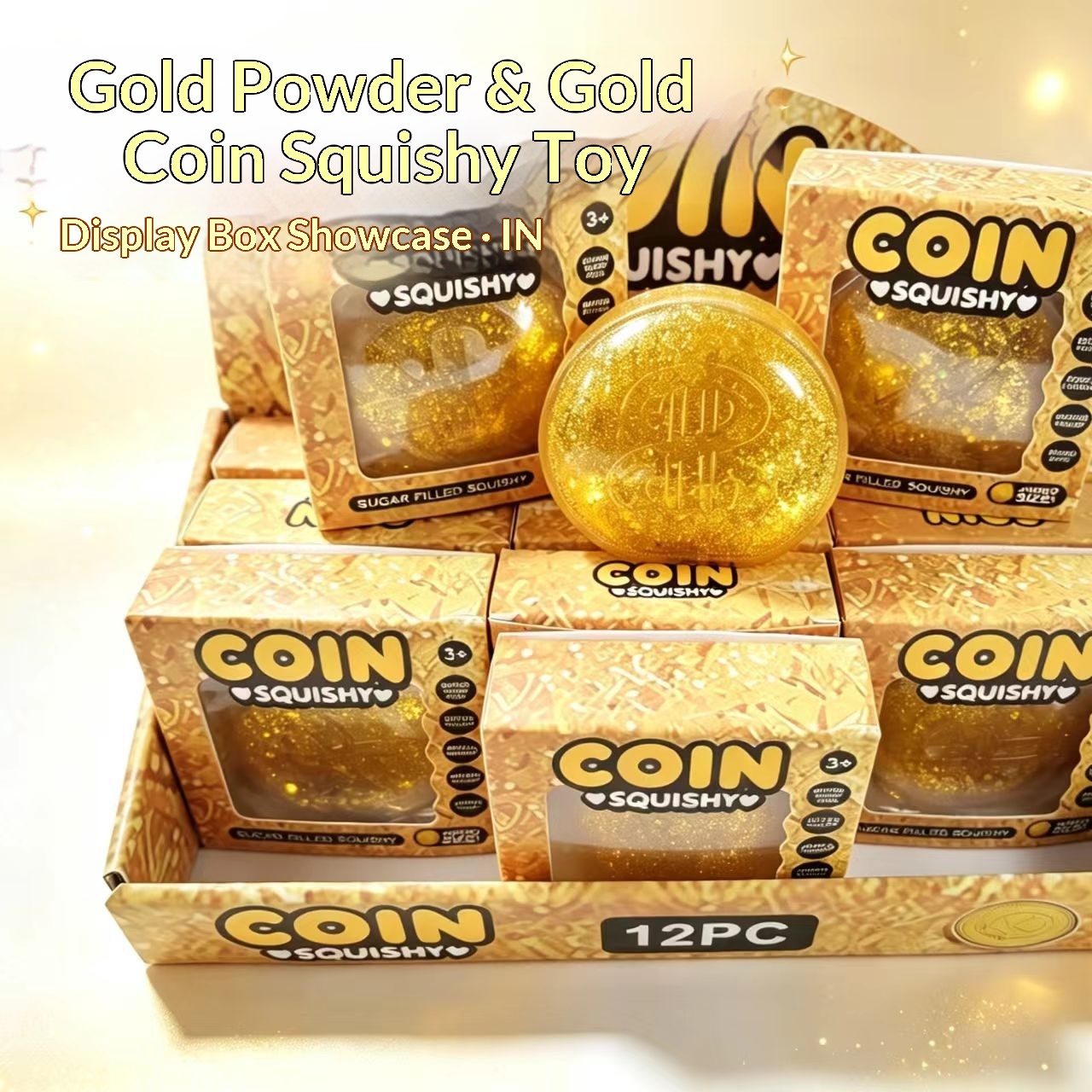 12개입/풀케이스 8.5cm 반짝이 시뮬레이션 달러 동 - Resin Art Materials 리뷰 및 가격